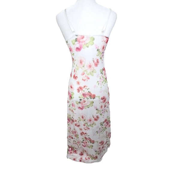 NWT Avidlove White Mesh Floral Long Maxi Lingerie Sexy Lace Slip Dress - Picture 6 of 10
